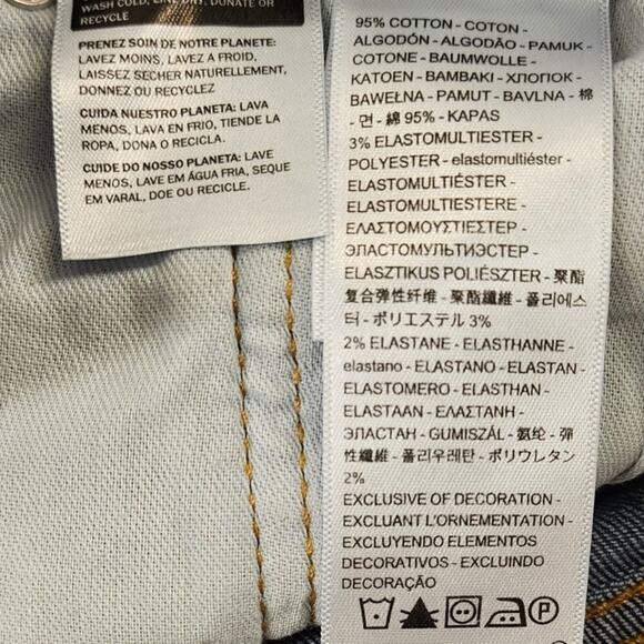 LEVI’S MEN’S 511 SLIM FIT JEANS – W34 L30 – BLUE STRETCH DENIM – COMFORT & STYLE - Picture 8 of 13